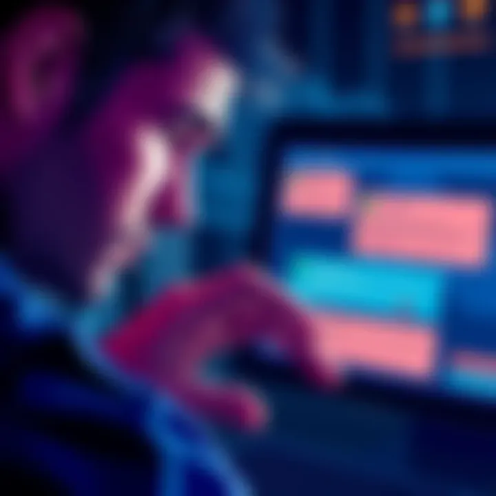 A person looking concerned while using a Ledger hardware wallet to approve a transaction, with error messages on the screen indicating complexity in permissions.
