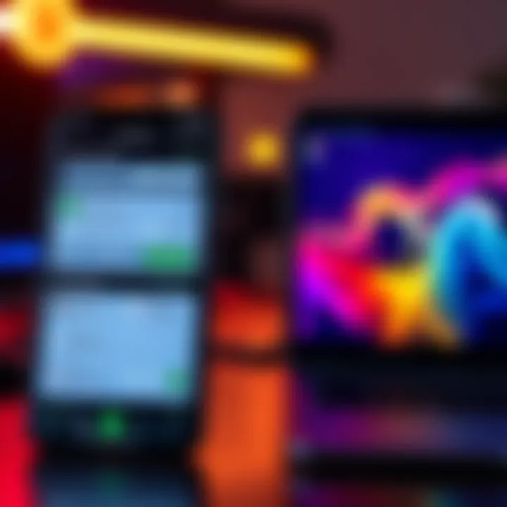 A side-by-side view of a mobile crypto wallet interface and a desktop wallet interface, highlighting safety features and user preferences.