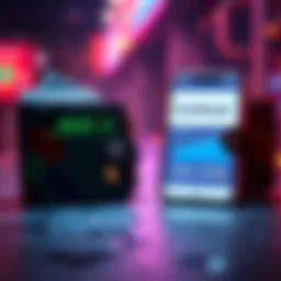 Comparison of Trust Wallet and Coinbase balances showing a difference in Bitcoin amounts