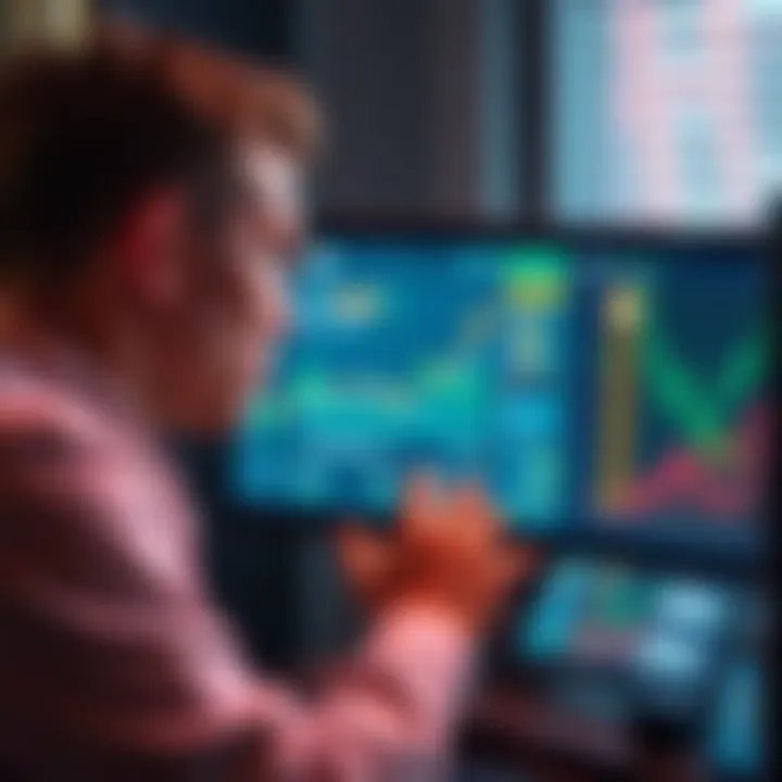 A person looking worried while viewing a cryptocurrency wallet on a computer screen, symbolizing irreversible mistakes in transactions.