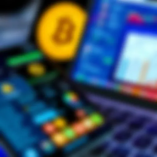 A close-up of various cryptocurrency wallet interfaces on a smartphone and laptop, showing different features and security options.