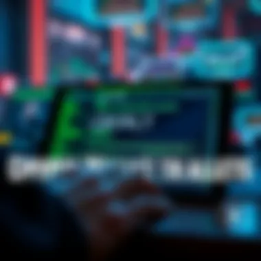 A visual representation of a user accessing their crypto wallet with a seed phrase on a screen, symbolizing wallet independence and flexibility.
