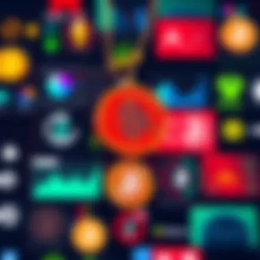A collage of different cryptocurrency exchanges showing their logos and interface screens highlighting deposits and withdrawals.