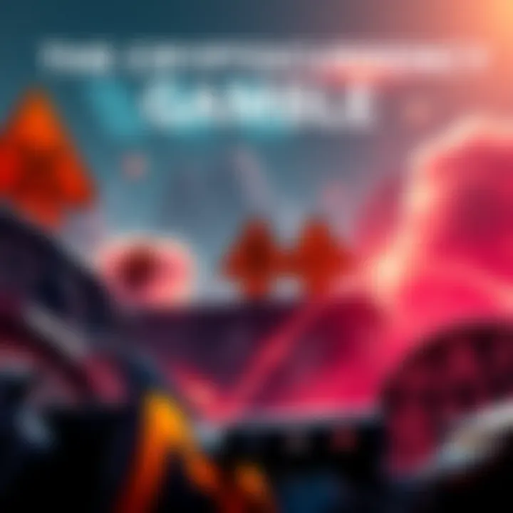 The Cryptocurrency Gamble A visual representation of the volatile cryptocurrency landscape showcasing XRP, ADA, Solana, HBAR, and SUI with caution signs and a downward trend graph.