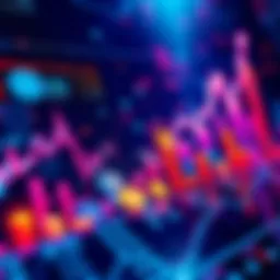 A chart showing rising cryptocurrency prices with coins gaining value, representing potential market growth in 2026.