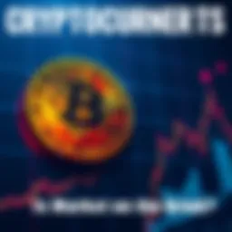 Cryptocurrency Market Concerns A chart showing Bitcoin's price at 59k with downward trends for Mstr and Strc, symbolizing market uncertainty.
