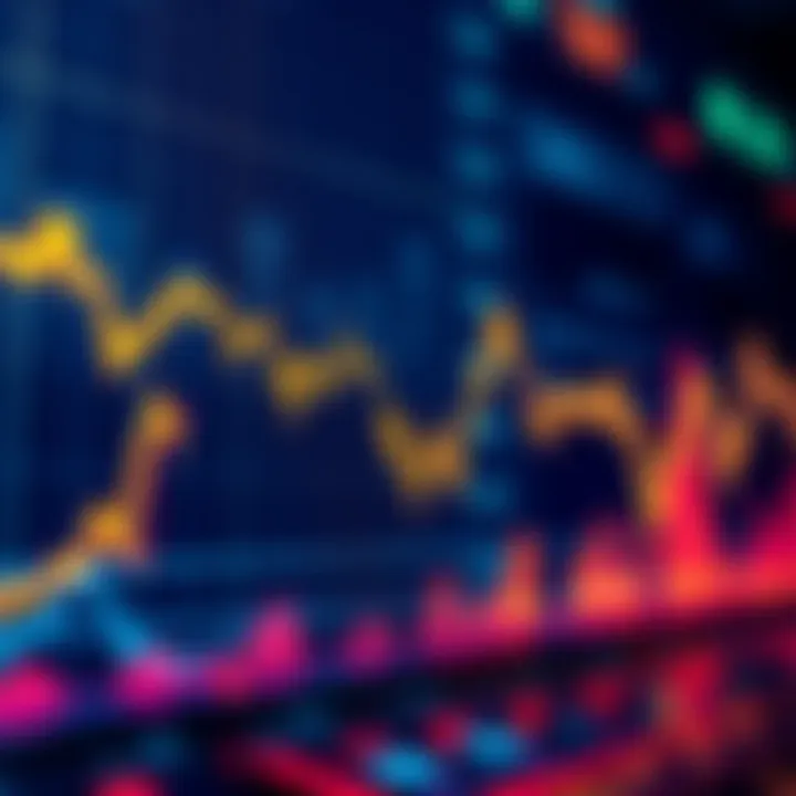 A graph showing the rise and fall of cryptocurrency prices, indicating a recent drop in the market.