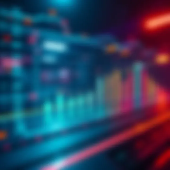 Graph showing speed performance of top cryptocurrencies in transaction times
