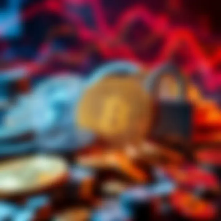 A visual representation of Bitcoin, Ethereum, and stablecoins alongside a secure wallet symbol, emphasizing crypto security and asset storage.