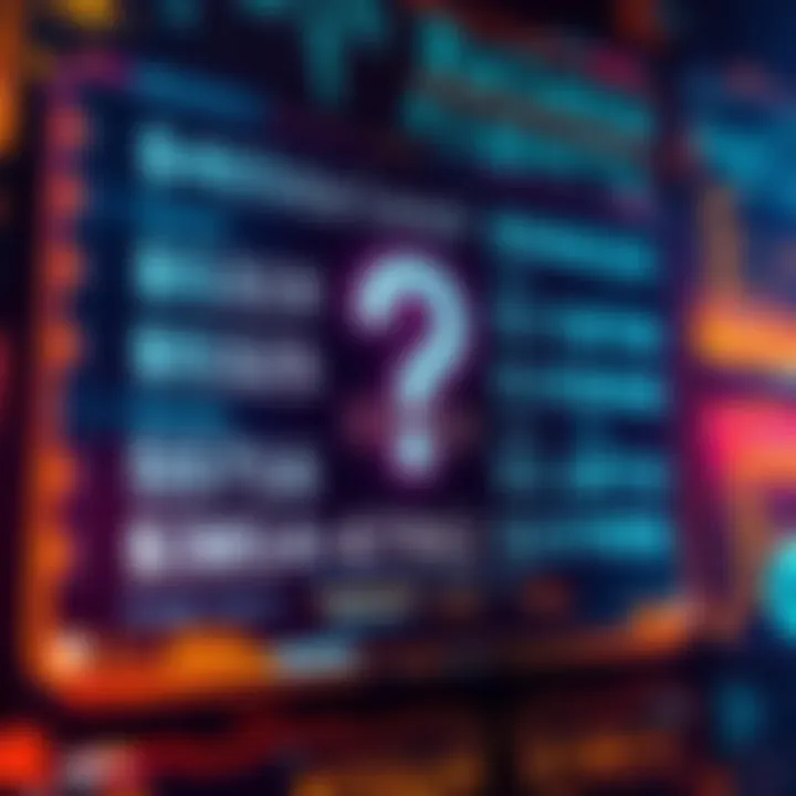 Illustration showing various cryptocurrency wallet addresses on a digital screen with a question mark, highlighting confusion over duplicates.