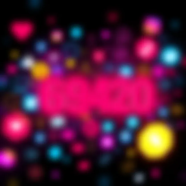 A vibrant graphic featuring the number 69420 surrounded by social media icons and symbols, illustrating its popularity in modern culture.