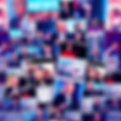 A collage of news articles highlighting politics, culture, and trends for 2025