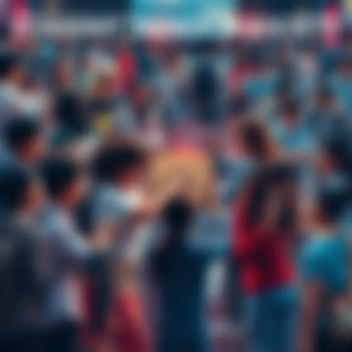 Current Trends in Society A collage of people engaging in various activities related to current events, highlighting societal changes in 2026.