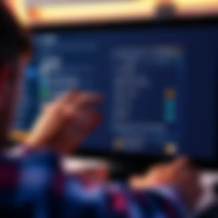 A person adjusting settings on a Linxdot miner device with CrankkOS interface visible on a computer screen, showcasing customization options for multi-token mining.