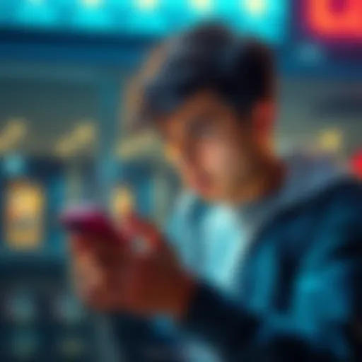 A person looks at their phone in disbelief as they check their data usage, showing frustration and disappointment over a rapidly consumed data bundle.