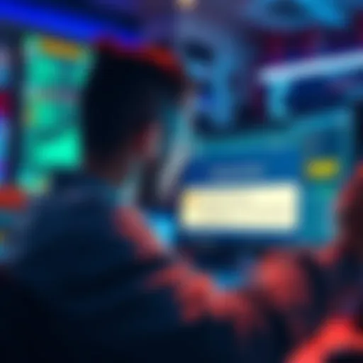 A frustrated customer looks at a computer screen displaying a crypto wallet interface with a message about unstaking funds.