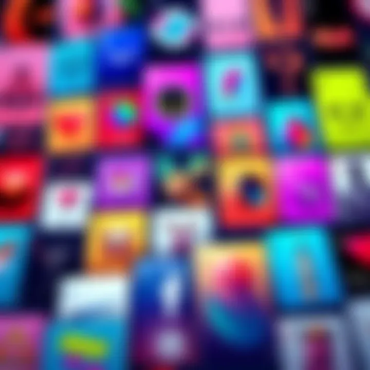 A vibrant display of customized cards with unique designs and color palettes, showcasing the power of scripting in visual creation.