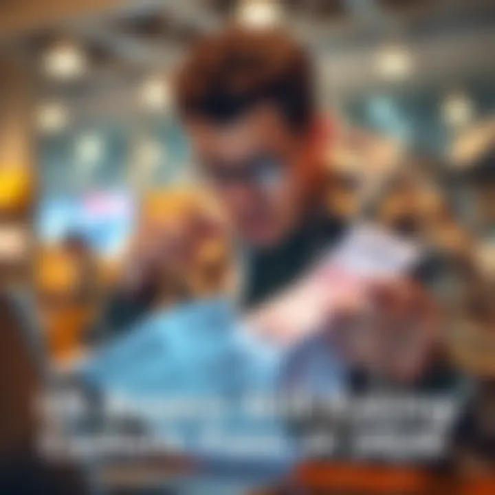 A frustrated US buyer looking at online shopping receipts with customs fees highlighted