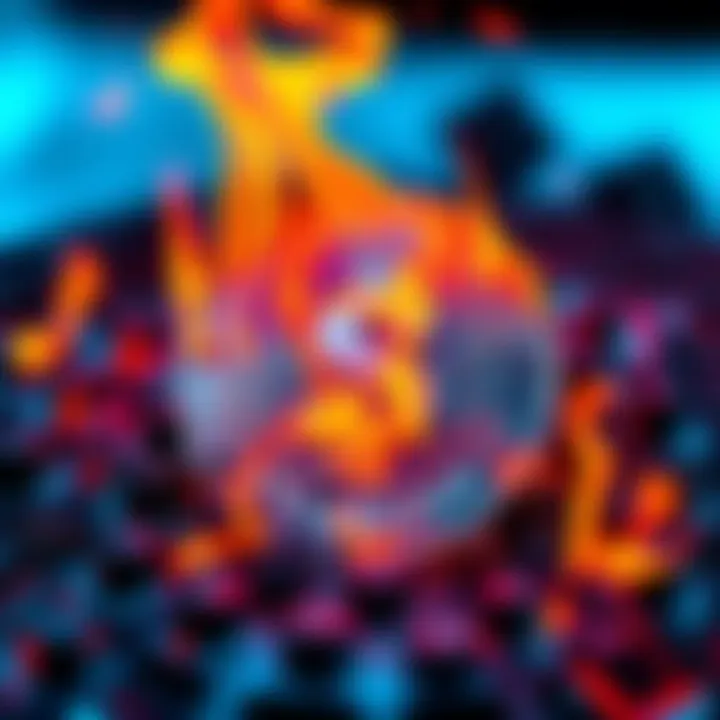 Visual representation of $CYBERLEEK token burning, symbolizing potential growth in the crypto market.