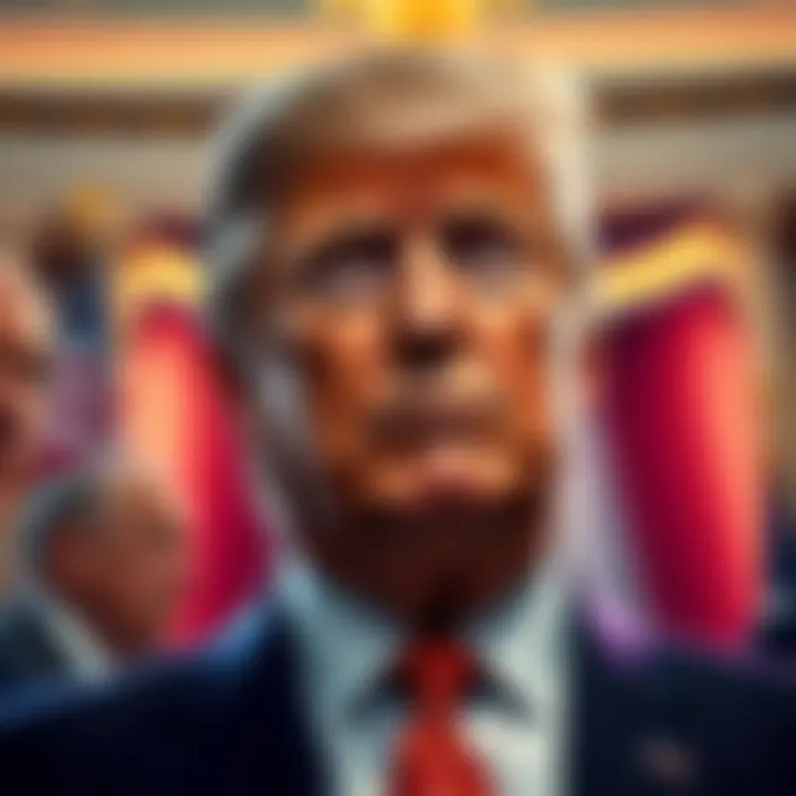 CZ looking confused after receiving a presidential pardon, with a backdrop of a dramatic announcement