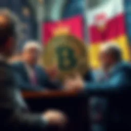 Czech Republic government officials discussing Bitcoin acquisition for legal settlement