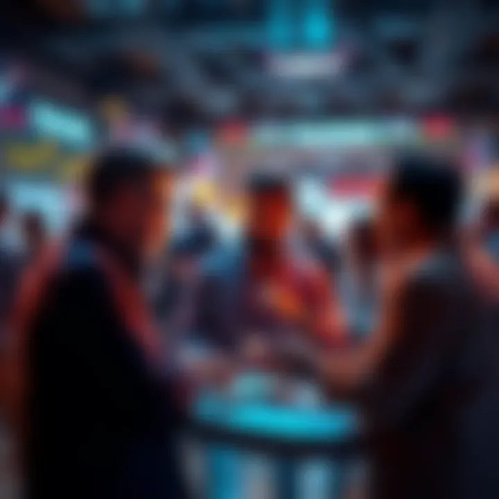 People engaging in a lively discussion about trading strategies and technical analysis