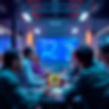 People discussing Ethereum, sharing news and insights about prices and updates in a lively online forum setting