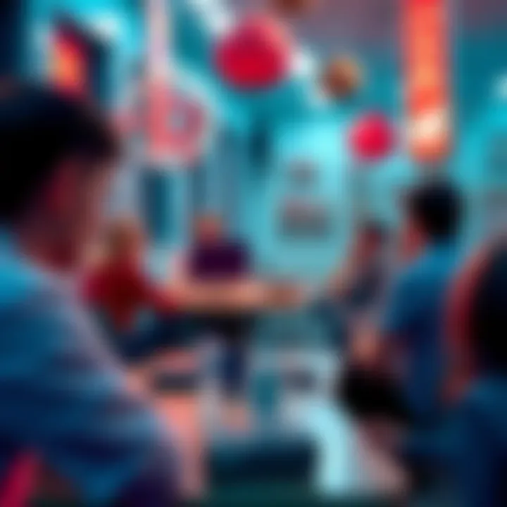 A lively online forum discussion with people sharing thoughts on donuts and trading.