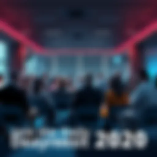 A group of people engaging in a lively discussion about VeChain in an open forum setting