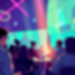 Participants engaging in a lively discussion about blockchain advancements and VeChain updates