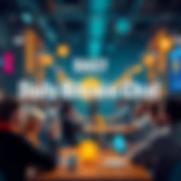 A vibrant online forum discussion about Bitcoin with people sharing insights and questions.