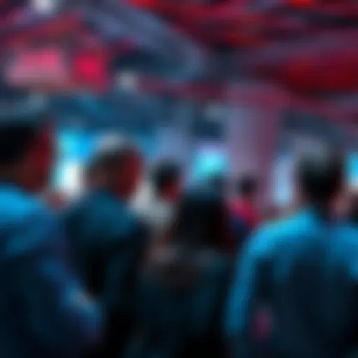 A group of people engaged in a conversation about trading and current events in a forum setting
