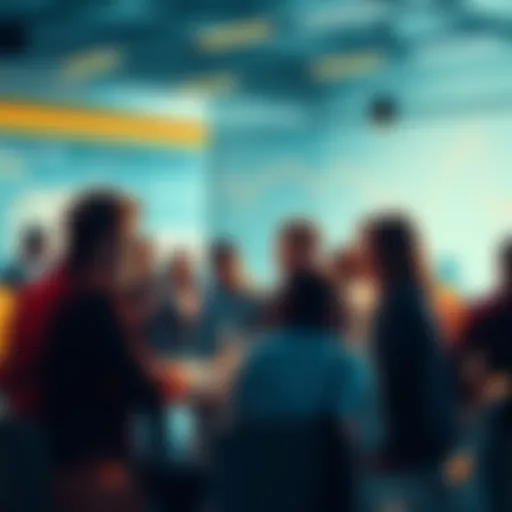 A group of people engaged in a community discussion about trading strategies and events for August 16, 2025.
