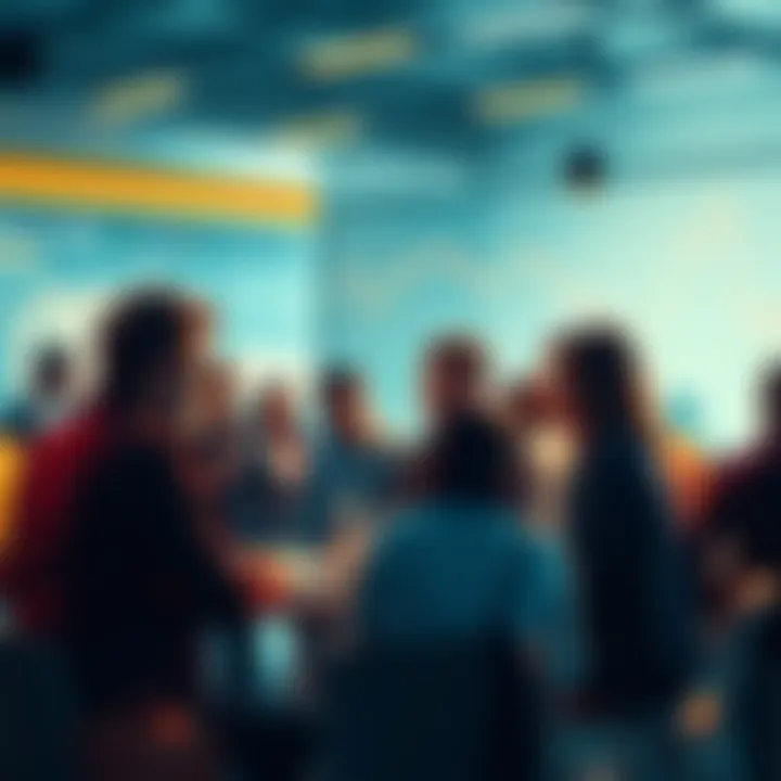 A group of people engaged in a community discussion about trading strategies and events for August 16, 2025.
