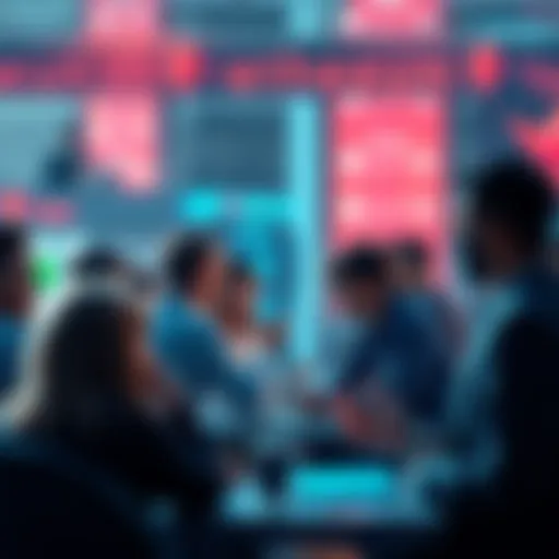 People engaging in conversation about Ethereum news and events