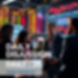 Daily Trading Discussion Group of people engaging in a discussion about trading strategies and current events