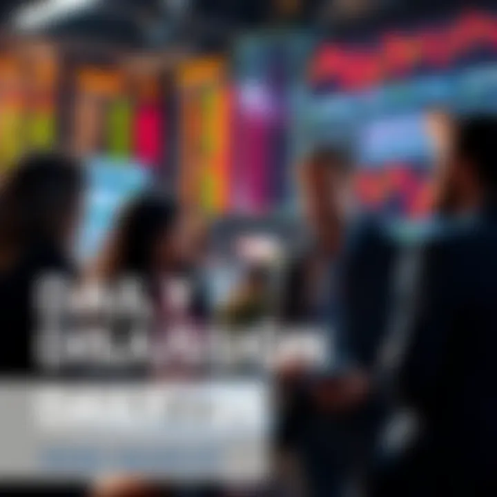 Daily Trading Discussion Group of people engaging in a discussion about trading strategies and current events