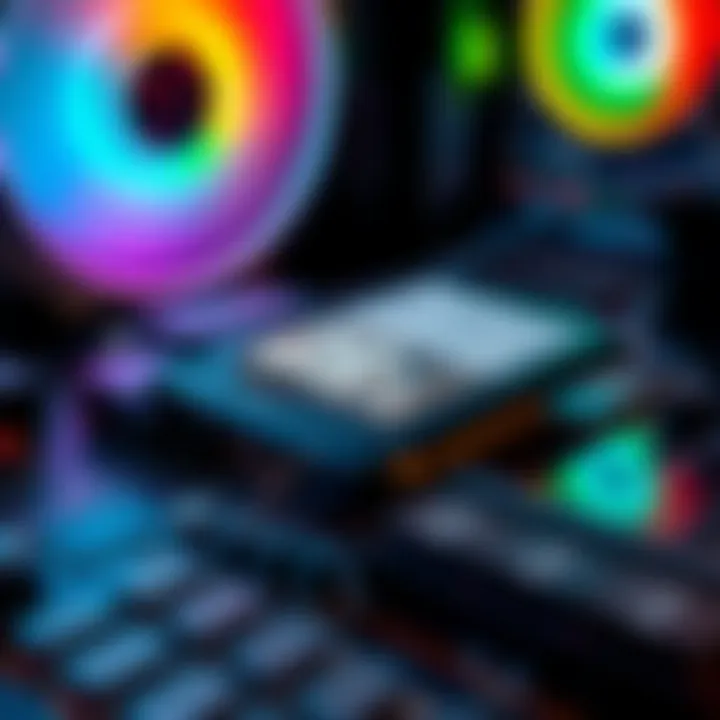 A close-up of a bent SSD next to a desktop PC, showing signs of damage after improper installation