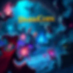 DarkCoin Depths Game Scene A scene from DarkCoin Depths showcasing players battling monsters in a dungeon with strategic card plays.