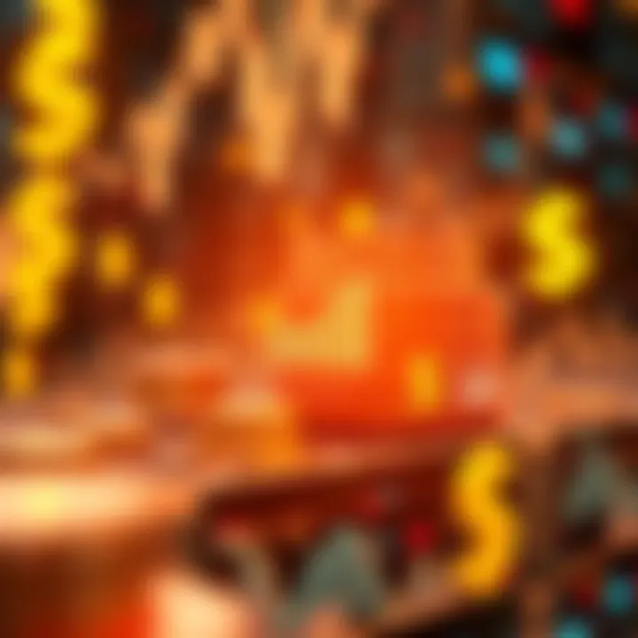 Visual representation of blobs generating $1 million fees from 1.2TB of data, with charts and dollar signs illustrating the financial impact.