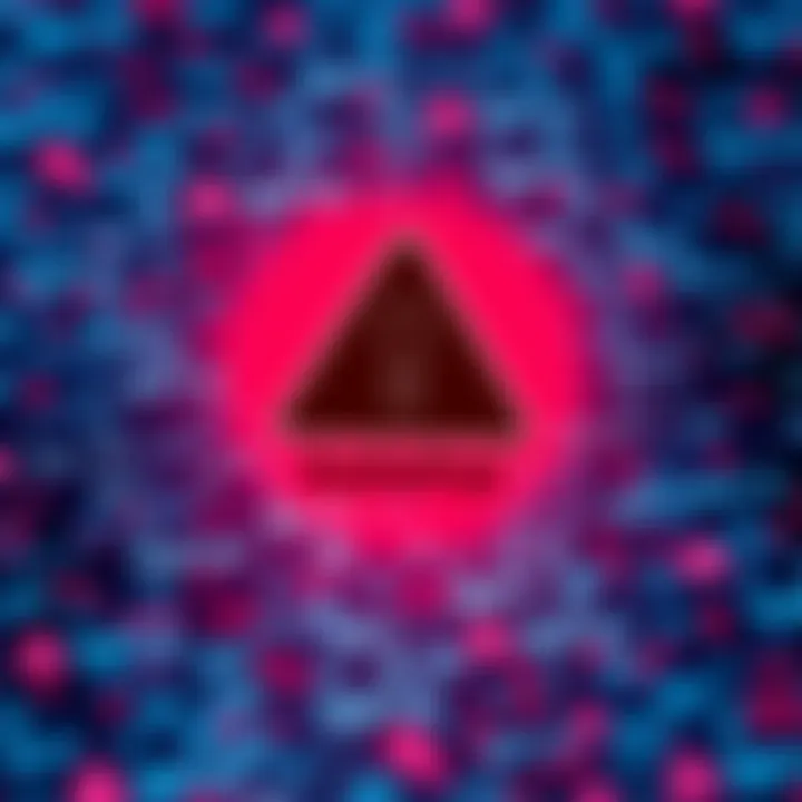 A graphic showing a warning symbol with the SafePal logo and a background of scattered personal data elements, indicating a data breach affecting customers.