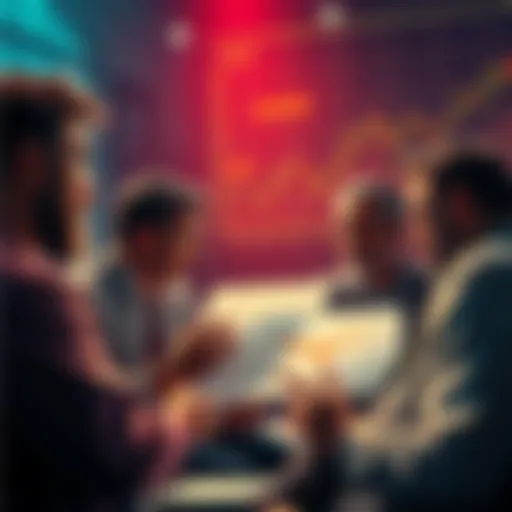 A group of people discussing economic graphs and charts related to inflation, showing confusion and disagreement about the 2% target.