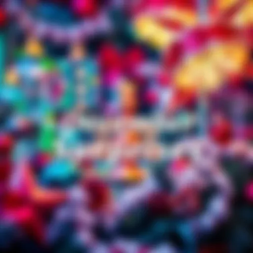 Colorful decorations and festive elements representing the excitement of December surprises