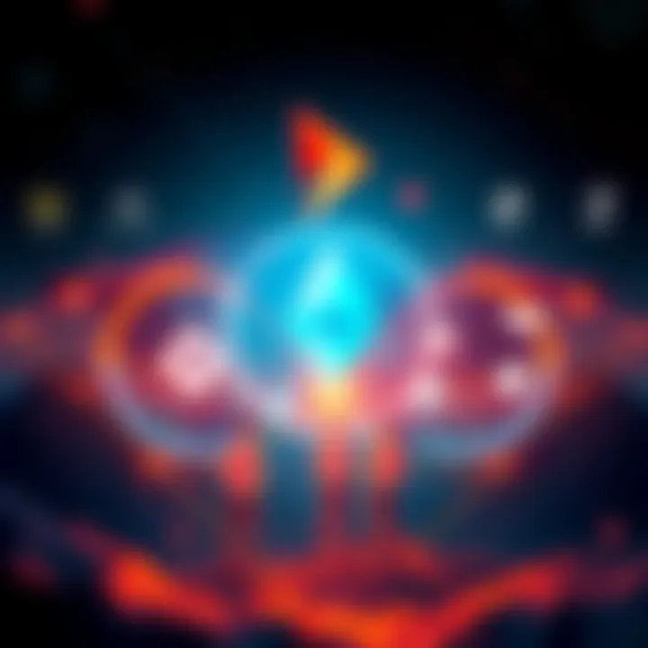 Navigating the Decentralized Exchange Landscape for Monero A detailed visualization of decentralized exchanges with a focus on Monero, highlighting privacy features and user-friendly interfaces.