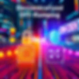 A graphic showing the contrast between KYC-heavy exchanges and No-KYC solutions in decentralized finance, featuring icons of security and privacy.