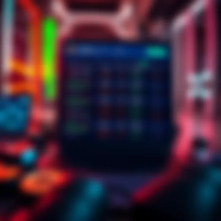 A visual representation of a decentralized exchange interface showing Bitcoin and Tether trading options on Ledger.