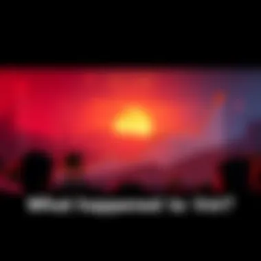 Graph showing sharp decline in value of Vet project with worried community members in the background