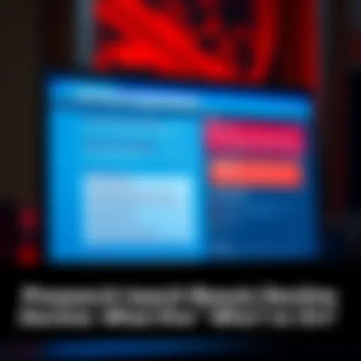 A computer screen showing poor search results and error messages, illustrating issues with Presearch's search functionality.