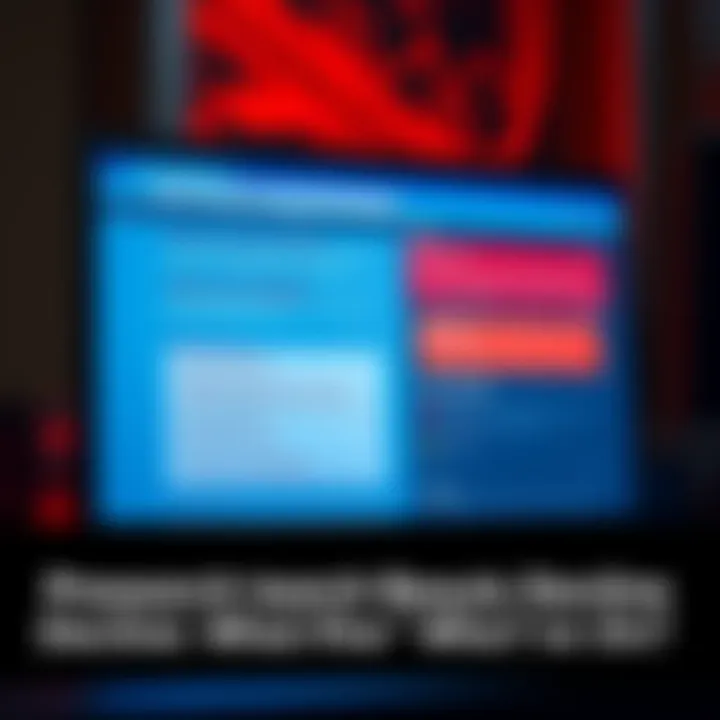 A computer screen showing poor search results and error messages, illustrating issues with Presearch's search functionality.