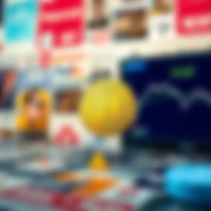 Graph showing significant drop in Pi cryptocurrency value with a background of ads